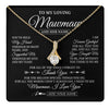 Alluring Beauty Necklace 18K Yellow Gold Finish | 1 | Personalized To My Loving Mawmaw Necklace From Granddaughter You've Help My Hand Mawmaw Gift From Grandson Mawmaw Birthday Mothers Day Gift Box Message Card | https://teecentury.