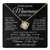 Love Knot Necklace 18K Yellow Gold Finish | 1 | Personalized To My Loving Mawmaw Necklace From Granddaughter You've Help My Hand Mawmaw Gift From Grandson Mawmaw Birthday Mothers Day Gift Box Message Card | https://teecentury.