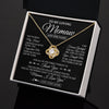 Love Knot Necklace 18K Yellow Gold Finish | 2 | Personalized To My Loving Memaw Necklace From Granddaughter You've Help My Hand Memaw Gift From Grandson Memaw Birthday Mothers Day Gift Box Message Card | https://teecentury.