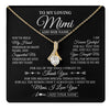 Alluring Beauty Necklace 18K Yellow Gold Finish | 1 | Personalized To My Loving Mimi Necklace From Granddaughter You've Help My Hand Mimi Gift From Grandson Mimi Birthday Mothers Day Custom Gift Box Message Card | https://teecentury.