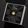 Love Knot Necklace 18K Yellow Gold Finish | 2 | Personalized To My Loving Oma Necklace From Granddaughter You've Help My Hand Oma Gift From Grandson Oma Birthday Gifts Mothers Day Gift Box Message Card | https://teecentury.