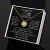 Love Knot Necklace 18K Yellow Gold Finish | 2 | Personalized To My Loving Titi Necklace From Niece You've Help My Hand Aunt Gift From Nephew Aunt Birthday Gifts Mothers Day Custom Gift Box Message Card | https://teecentury.