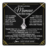 Alluring Beauty Necklace 14K White Gold Finish | 1 | Personalized To My Mamaw Necklace Gifts Meaningful Gift To Mamaw From Granddaughter Without You There Is No Me Mothers Day Birthday Gift Box Message Card | https://teecentury.