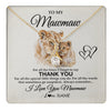 Alluring Beauty Necklace 18K Yellow Gold Finish | 1 | Personalized To My Mawmaw Necklace From Granddaughter Thank You Lion Mawmaw Gift For Mothers Day Birthday Gift Christmas For Mawmaw Gift Box Message Card | teecentury