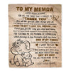 Personalized To My Memaw Gift Blanket From Granddaughter Grandson Elephant Thank You Best Memaw Birthday Gifts Mothers Day Christmas Custom Name Fleece Blanket | teecentury