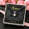 Alluring Beauty Necklace 14K White Gold Finish | 2 | Personalized To My Memaw Gifts Necklace From Granddaughter Grandson Grateful Thank You Memaw Birthday Mothers Day Jewelry Customized Gift Box Message Card | teecentury