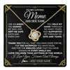 Love Knot Necklace 18K Yellow Gold Finish | 1 | Personalized To My Meme Necklace Gifts Meaningful Gift To Meme From Granddaughter Without You There Is No Me Mothers Day Birthday Custom Gift Box Message Card | https://teecentury.