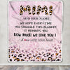 Personalized To My Mimi Gifts From Granddaughter Grandson Blanket Pink Leopard Happy Birthday Gifts For Mimi Mothers Day Christmas Customized Fleece Blanket | teecentury
