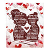 Personalized To My Mom Blanket From Daughter I Love You With All My Heart Thank You Mom Mother Birthday Mothers Day Christmas Customized Fleece Throw Blanket | teecentury