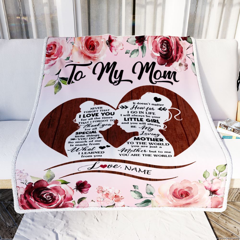 Personalized mothers deals day blanket