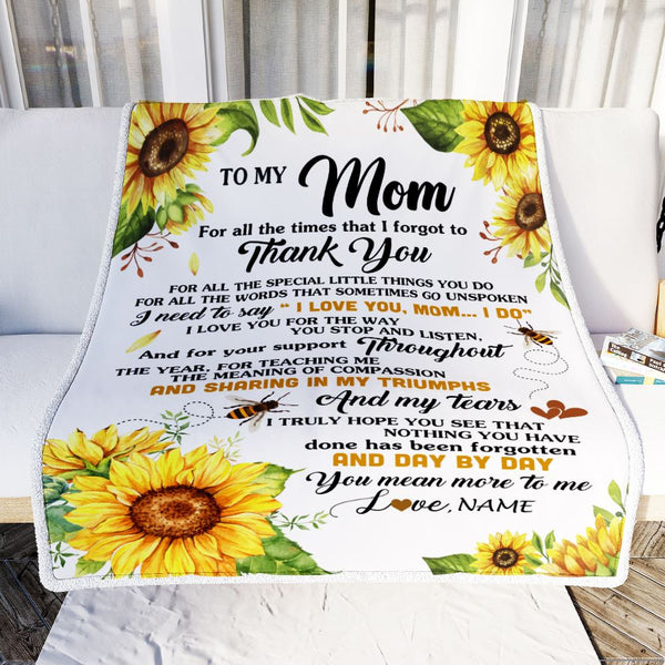 Mom sunflower blanket new arrivals