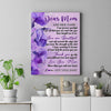 Personalized To My Mom Gifts From Daughter Son Canvas Flower You Are Beautiful Gifts For Mom Mothers Day Birthday Christmas Custom Custom Art Print Framed Canvas | teecentury