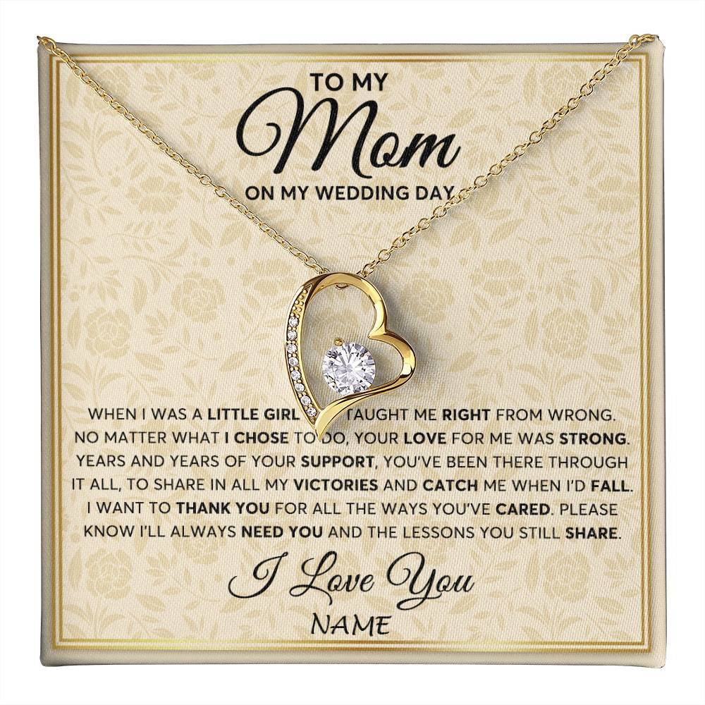 Necklace for Mom - Gifts for Mom from Daughter, 18K Yellow Gold Finish / Standard Box