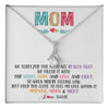 Alluring Beauty Necklace 14K White Gold Finish | 1 | Personalized To My Mom Necklace From Daughter Son We Squeezed This Necklace Mom Birthday Mothers Day Christmas Jewelry Customized Gift Box Message Card | teecentury
