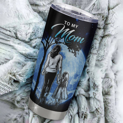 Personalized To My Mom Tumbler From Daughter Stainless Steel Cup Thank You Day By Day Mom Birthday Mothers Day Thanksgiving Christmas Travel Mug | teecentury
