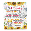 Personalized To My Mommy Blanket From Baby Name First Time Mom Elephant Sunflower I May Just Be A Bump Happy Mothers Day Customized Bed Fleece Blanket | teecentury