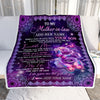 Personalized To My Mother In Law Gifts From Daughter Blanket Butterfly When I Fell Gifts For Mother In Law Birthday Mothers Day Christmas Women Fleece Blanket | teecentury