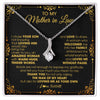 Alluring Beauty Necklace | Personalized To My Mother In Law Necklace From Daughter I Chose You Son Mother In Law Mothers Day Birthday Wedding Christmas Customized Gift Box Message Card | teecentury