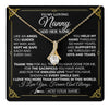 Alluring Beauty Necklace 18K Yellow Gold Finish | 1 | Personalized To My Nanny Necklace Gifts Meaningful Gift To Nanny From Granddaughter Without You There Is No Me Mothers Day Birthday Gift Box Message Card | https://teecentury.