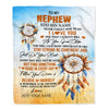 Personalized To My Nephew Blanket Dream Catcher I Love You Forever From Aunt Auntie Uncle Nephew Birthday Gifts Christmas Graduation Custom Fleece Blanket | teecentury