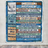 Personalized To My Nephew Blanket From Aunt Uncle Wood Remember To Be Awesome Nephew Birthday Graduation Christmas Customized Fleece Throw Blanket | teecentury