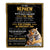 Personalized To My Nephew Blanket Tiger I Love You Forever From Aunt Auntie Uncle Nephew Birthday Gifts Christmas Graduation Customized Fleece Blanket | teecentury