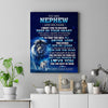 Personalized To My Nephew Canvas From Uncle Believe Your Heart Nephew Gift Birthday Graduation Christmas Custom Wall Art Print Framed Canvas | teecentury