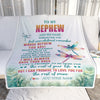 Personalized To My Nephew Gifts Blanket From Aunt Uncle Auntie Whenever You Feel Dragonfly Nephew Birthday Gifts Graduation Christmas Custom Fleece Blanket | teecentury