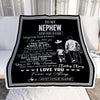 Personalized To My Nephew Gifts Blanket From Uncle Wherever Your Journey In Life Uncle Nephew Birthday Gifts Christmas Customized Fleece Throw Blanket | teecentury