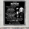 Personalized To My Nephew Gifts Blanket From Uncle Wherever Your Journey In Life Uncle Nephew Birthday Gifts Christmas Customized Fleece Throw Blanket | teecentury