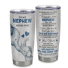 Personalized To My Nephew Gifts Tumbler From Aunt Uncle Auntie Whenever Elephant Unique Birthday Gifts For Nephew Graduation Christmas Custom Stainless Steel Travel Mug | teecentury