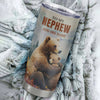 Personalized To My Nephew Gifts Tumbler From Aunt Uncle Whenever Bear Unique Birthday Gifts For Nephew Graduation Christmas Custom Stainless Steel Cup Travel Mug | teecentury