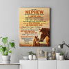 Personalized To My Nephew I Love You Forever Canvas From Uncle Aunt Auntie Horse Nephew Birthday Gifts Graduation Christmas Custom Wall Art Print Framed Canvas | teecentury
