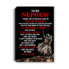 Personalized To My Nephew Knight Templar Canvas From Uncle Aunt You Will Never Lose Nephew Birthday Gifts Graduation Christmas Custom Wall Art Print Framed Canvas | teecentury
