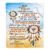 Personalized To My Niece Blanket Dream Catcher I Love You Forever From Aunt Auntie Uncle Niece Birthday Gifts Christmas Graduation Customized Fleece Blanket | teecentury
