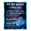 Personalized To My Niece Blanket From Uncle Never Forget That I Love You Niece Birthday Gifts Graduation Christmas Bed Fleece Throw Blanket | teecentury