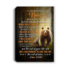 Personalized To My Niece Canvas From Aunt Auntie Uncle Whenever You Feel Bear Niece Birthday Gifts Graduation Christmas Custom Wall Art Print Framed Canvas | teecentury