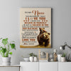 Personalized To My Niece Canvas From Uncle Aunt Auntie This Old Bear Love You Niece Birthday Gifts Graduation Christmas Custom Wall Art Print Framed Canvas | teecentury