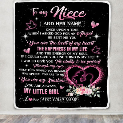 Personalized To My Niece From Uncle Blanket Once Upon A Time Birthday Graduation Gifts For Niece Gifts Christmas Customized Fleece Throw Blanket | teecentury