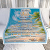 Personalized To My Niece Gifts Blanket From Aunt Uncle Auntie I Wish You The Strength Beach Niece Birthday Gifts Christmas Graduation Custom Fleece Blanket | teecentury