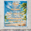 Personalized To My Niece Gifts Blanket From Aunt Uncle Auntie I Wish You The Strength Beach Niece Birthday Gifts Christmas Graduation Custom Fleece Blanket | teecentury
