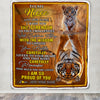Personalized To My Niece Gifts Blanket From Aunt Uncle Auntie I Wish You The Strength Tiger Niece Birthday Gifts Christmas Graduation Custom Fleece Blanket | teecentury