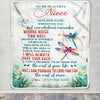 Personalized To My Niece Gifts Blanket From Aunt Uncle Auntie Whenever You Feel Dragonfly Niece Birthday Gifts Graduation Christmas Customized Fleece Blanket | teecentury