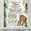 Personalized To My Niece Gifts Blanket From Aunt Uncle Auntie Whenever You Feel Tiger Niece Birthday Gifts Graduation Christmas Customized Fleece Blanket | teecentury
