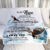 Personalized To My Niece Gifts Blanket From Aunt Uncle Auntie Wherever Your Journey In Life Eagle Niece Birthday Gifts Warm Customized Fleece Throw Blanket | teecentury