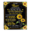 Personalized To My Niece Gifts Blanket From Aunt Uncle Auntie Wherever Your Journey In Life Sunflower Niece Birthday Gifts Warm Customized Fleece Throw Blanket | teecentury