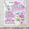 Personalized To My Niece Gifts Blanket From Aunt Uncle Wherever Your Journey In Life Dragonfly Niece Birthday Gifts Warm Customized Fleece Throw Blanket | teecentury