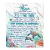 Personalized To My Niece Gifts Blanket Turtle I Love You Forever From Aunt Auntie Uncle Niece Birthday Gifts Christmas Graduation Customized Fleece Blanket | teecentury