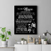 Personalized To My Niece Gifts Canvas From Aunt Auntie My Only Wish For You Niece Birthday Gifts Graduation Christmas Custom Wall Art Print Framed Canvas | teecentury