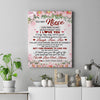 Personalized To My Niece Gifts Canvas From Aunt Uncle Auntie Floral I Love You Birthday Gifts For Niece Graduation Christmas Customized Wall Art Framed Canvas | teecentury